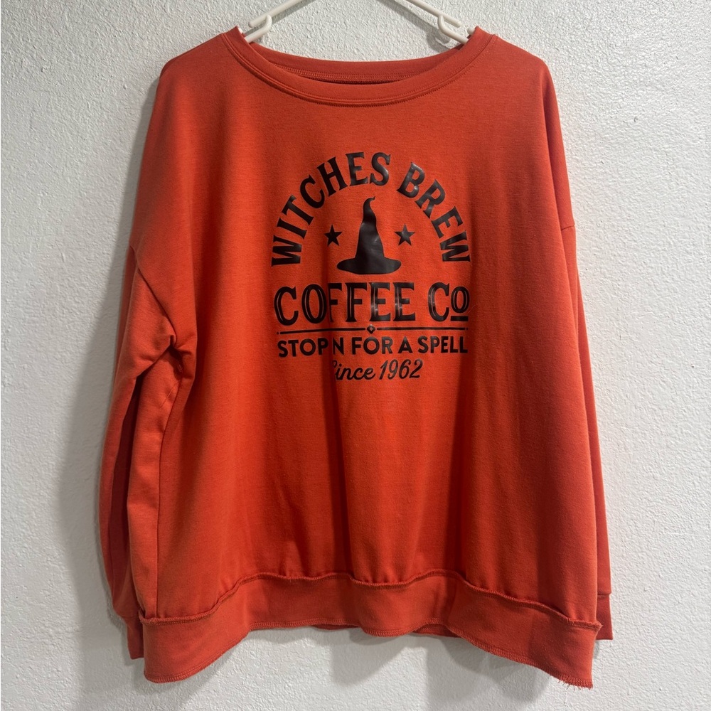 Halloween Witches Brew Coffee Co Crew Neck